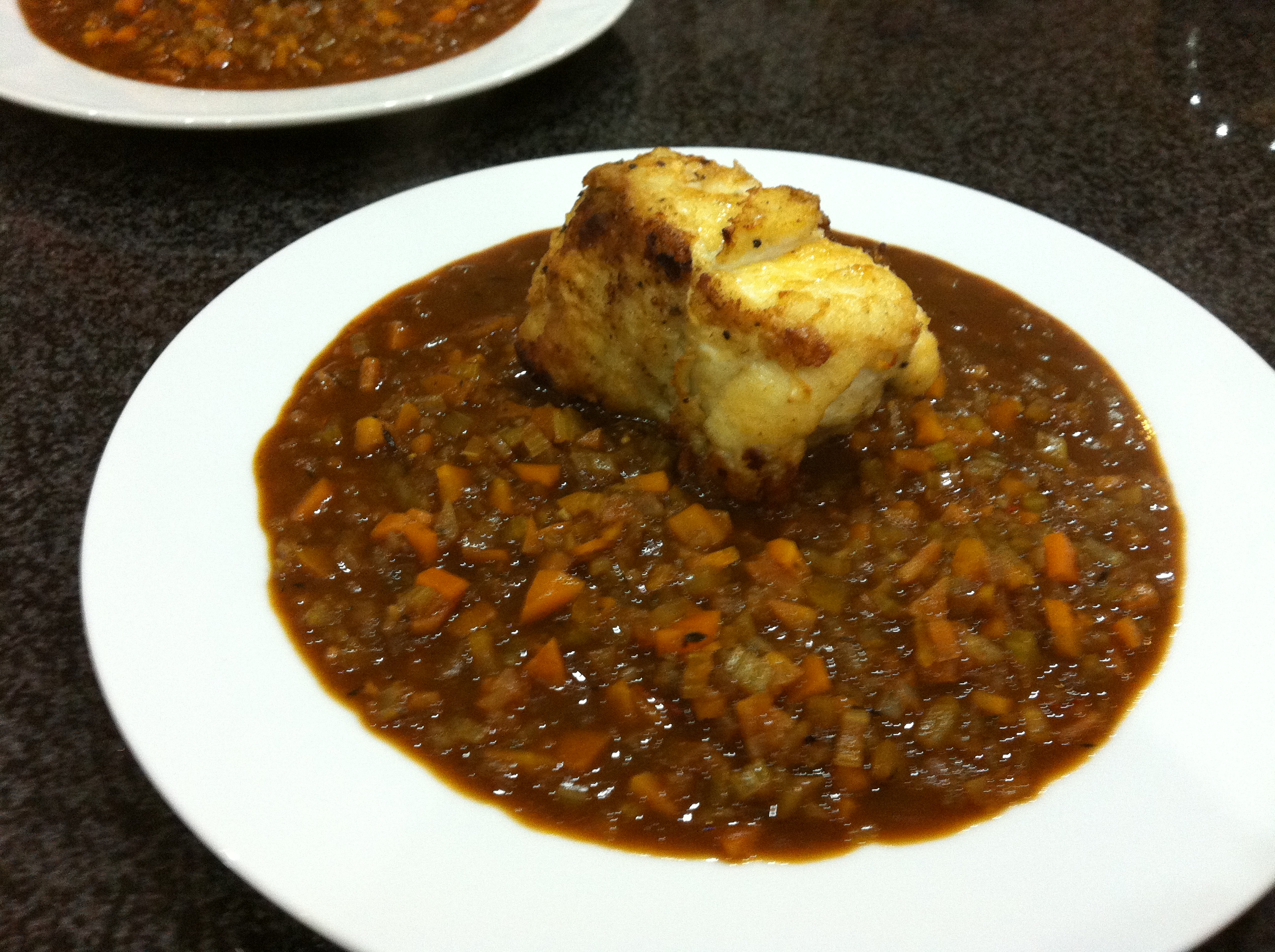 Monkfish Osso Bucco with Gremolata