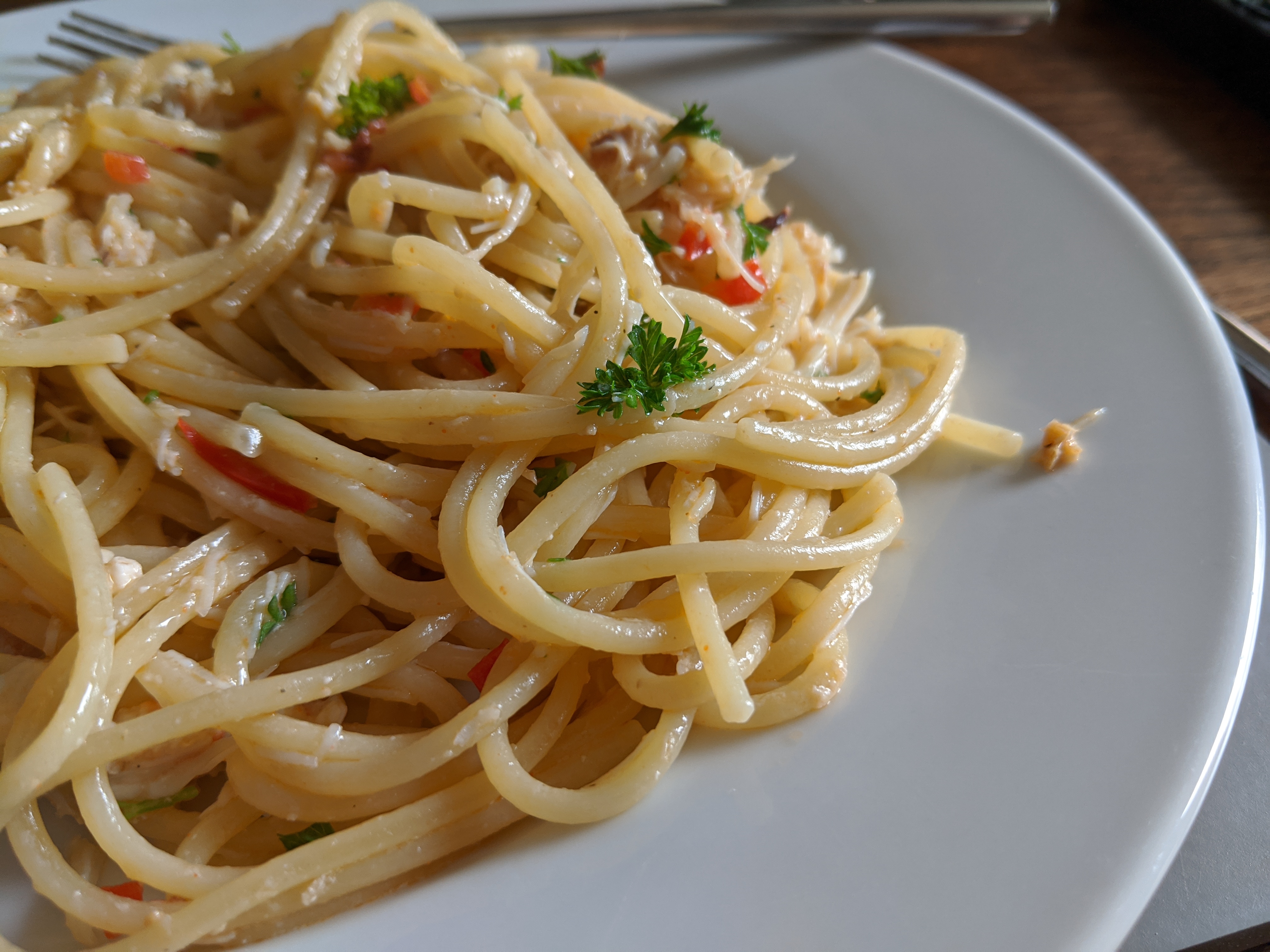 Crab Spaghetti