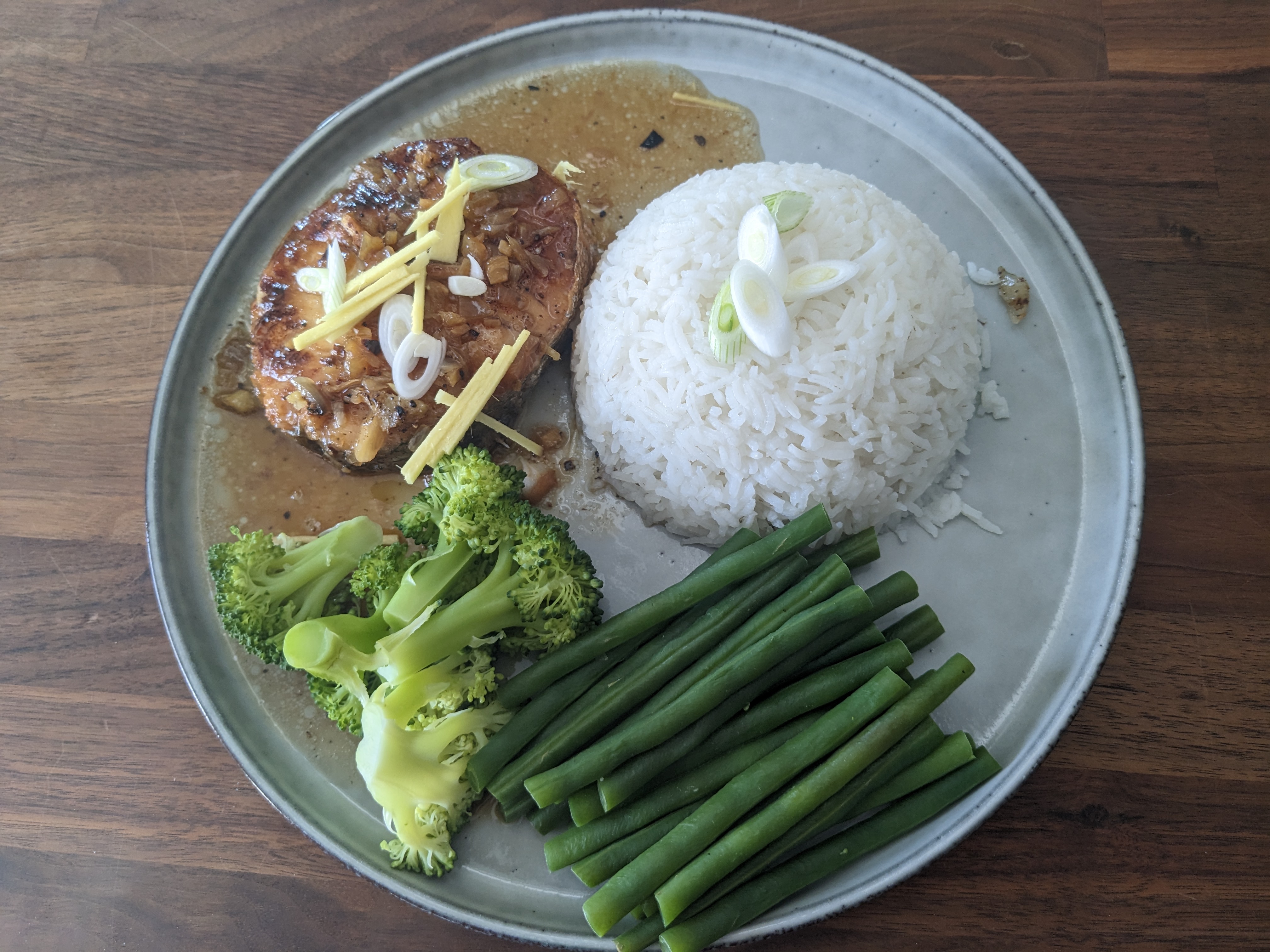 Caramelised Hake with Fish Sauce and Ginger