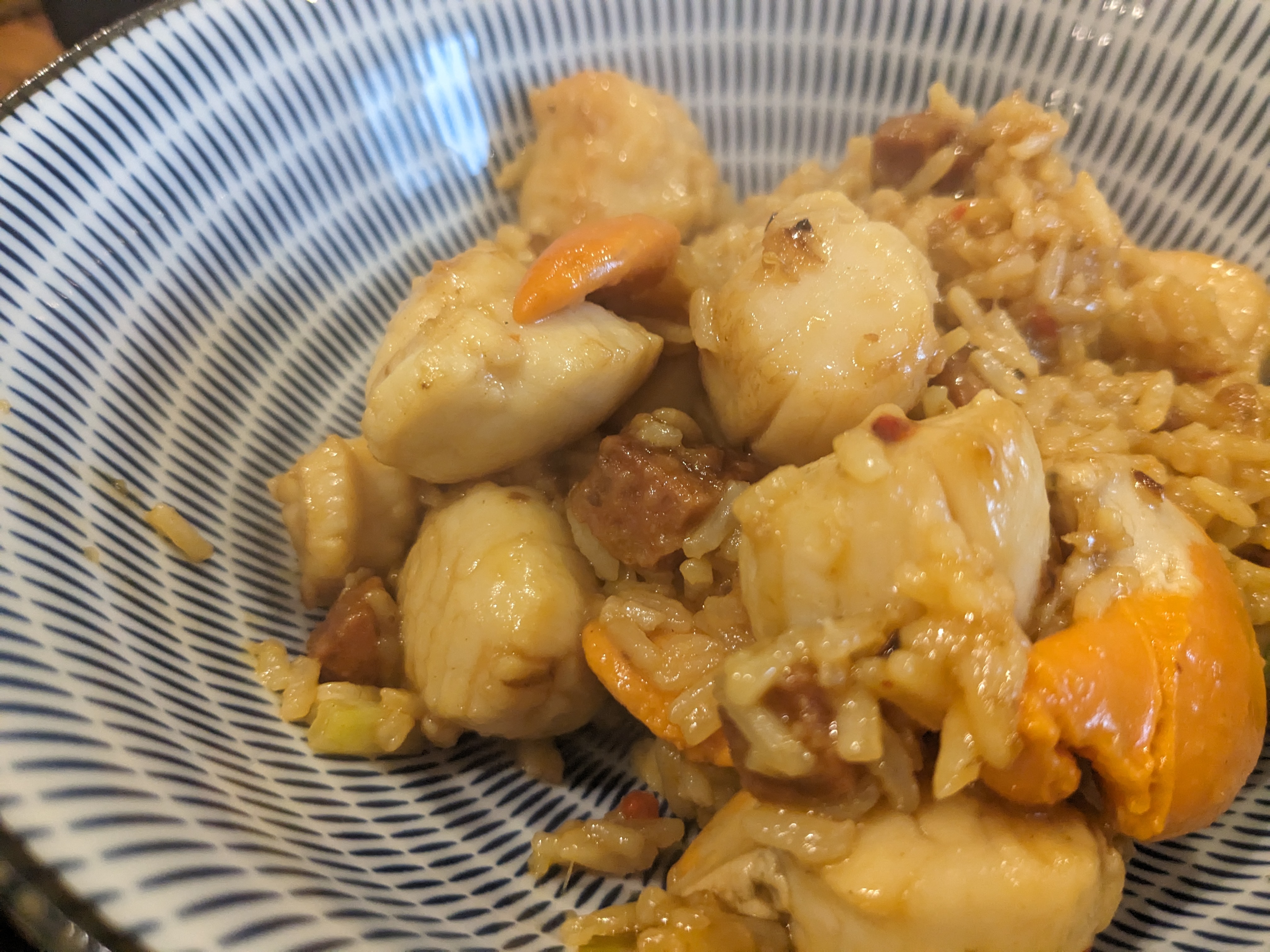 Macanese Fried Rice with Scallops and Chorizo